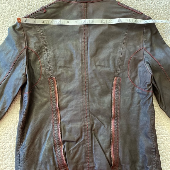 Bejeweled by Susan Fixel soft leather jacket - Picture 3 of 4